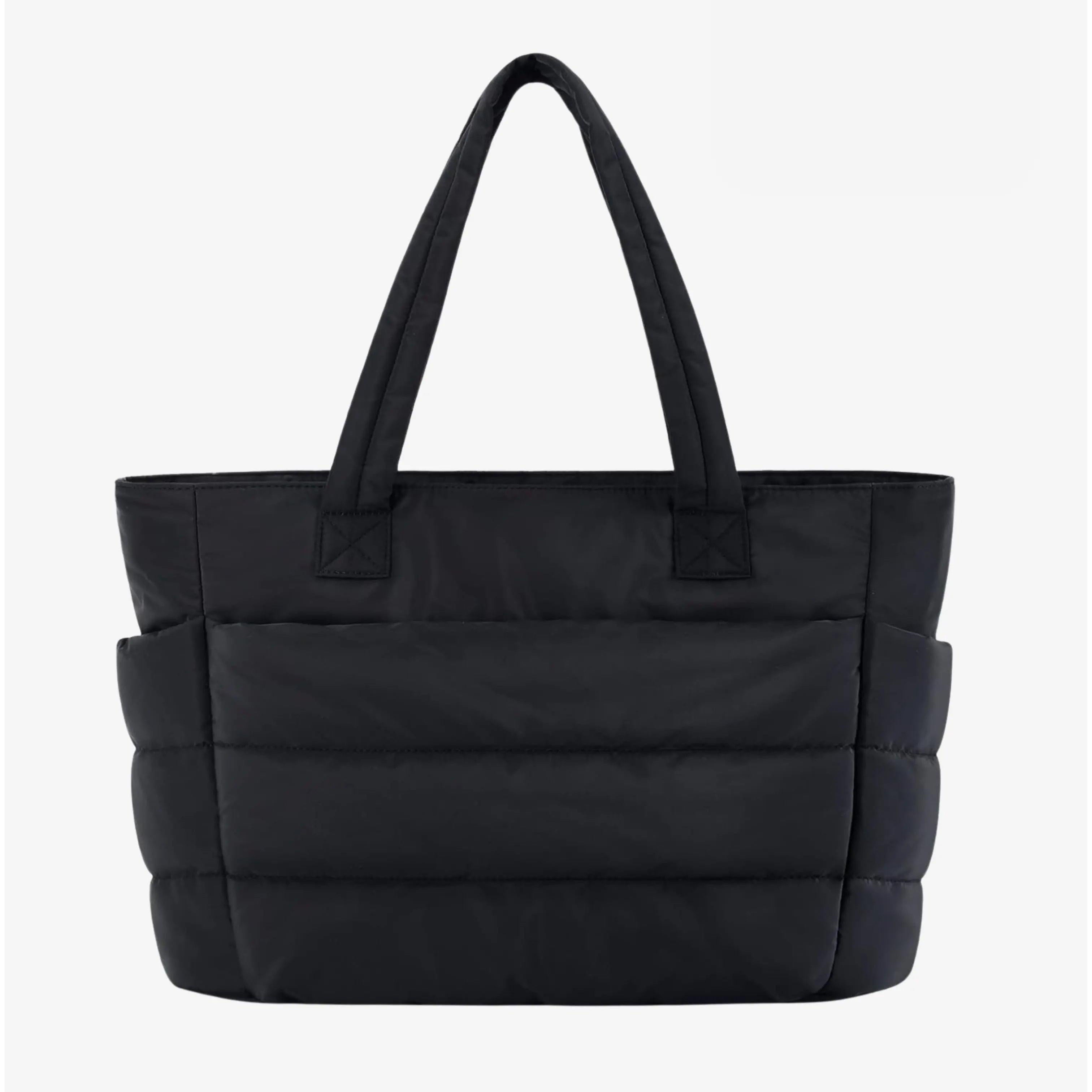Gewatteerde Shopper Tas met Ruim Interieur.