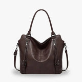 Ruime dames crossbody tas van vegan leer