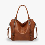 Ruime dames crossbody tas van vegan leer