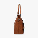 Ruime dames crossbody tas van vegan leer
