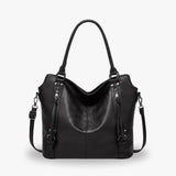 Ruime dames crossbody tas van vegan leer