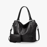 Ruime dames crossbody tas van vegan leer