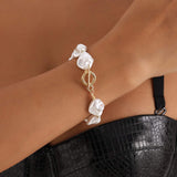 Parel Ketting en Armband Set voor Elegante Look.