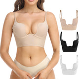 Onzichtbare Push Up BH met Lage Rug voor Perfecte Pasvorm