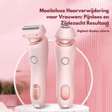 2-in-1 Dames Scheerapparaat Roze Oplaadbaar