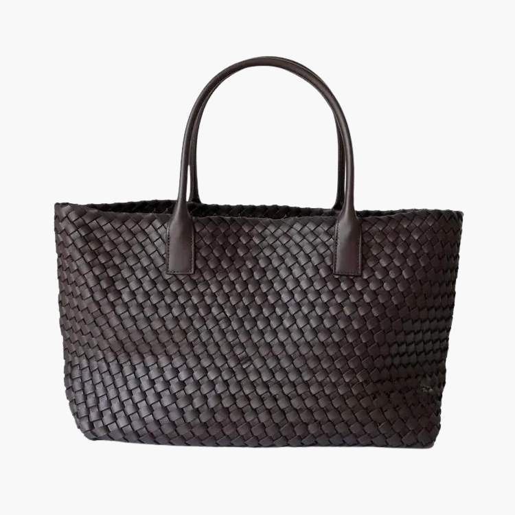 Gevlochten Handtas met Ruim Design