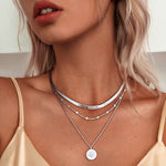 Gelaagde Ketting Set met Hanger voor Elegante Look.