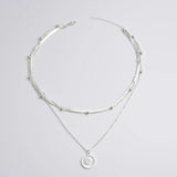 Gelaagde Ketting Set met Hanger voor Elegante Look.
