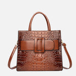 Designer Handtas in Croco Stijl – Chique en Praktisch voor Vrouwen.
