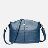 Dames crossbody tas van vegan leer met afneembare band