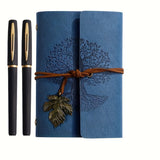 Notitieboek Set met Boomdesign en Pennen