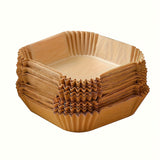 Airfryer Bakpapier – 100 Stuks Bruin