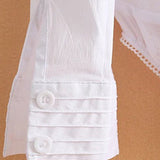 Elegante Blouse Bodysuit met Lange Mouwen voor Strakke Look