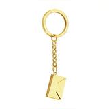 Gouden Envelop Ketting met Hanger