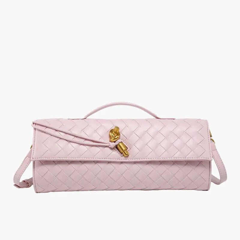 Isla | Moderne geweven Leren Schoudertas