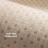 Beige Bankhoes met Fijne Geweven Structuur