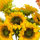 Kunst Zonnebloemen Boeket – 12 Stuks Geel