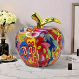 Kleurrijk Appelbeeldje – Decoratieve Tafeldecoratie