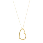Minimalistische Hart Ketting voor Elegante en Tijdloze Look.
