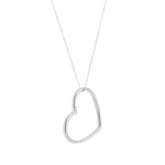 Minimalistische Hart Ketting voor Elegante en Tijdloze Look.