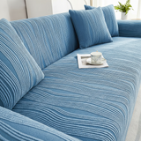 Vora Jacquard Elastische Bankhoes – Lichtgrijs
