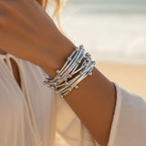 Gelaagde Boho Armband met Kristalaccenten voor Dames