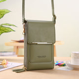Groene Dames Crossbody Telefoontas