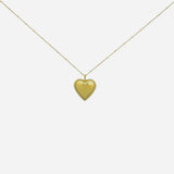 Gouden Ketting met Hartvormige Hanger