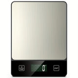 Digitale Keukenweegschaal met LCD Display – Zilver & Zwart