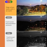 Witte 2K WiFi Beveiligingscamera met Bewegingsdetectie