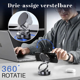 Zwarte 360° Magnetische Telefoonhouder voor Auto
