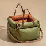 Groene Draagbare Hondenmand met Schouderriem