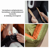 Groene Draagbare Hondenmand met Schouderriem