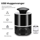 Witte UV Insectenvanger met Ventilator