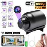 Zwarte WiFi Beveiligingscamera met 1080p Video