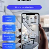 Zwarte WiFi Beveiligingscamera met 1080p Video