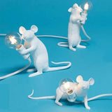 Goudkleurige Muis Tafellamp met Lichtbol