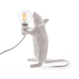 Goudkleurige Muis Tafellamp met Lichtbol