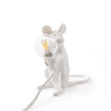 Goudkleurige Muis Tafellamp met Lichtbol