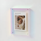 LED Fotolijst Transparant met Gekleurde Verlichting
