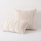 Decoratieve Kussenhoes met Reliëfpatroon – Roze