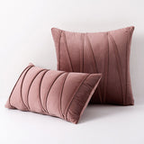 Decoratieve Kussenhoes met Reliëfpatroon – Roze