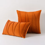 Decoratieve Kussenhoes met Reliëfpatroon – Roze
