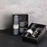 Thermosfles Set met 3 Bekers – RVS Drinkset