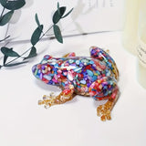 Edelsteen Kikkerbeeldje – Decoratieve Dierenfiguur