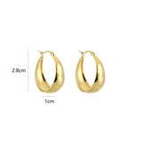 Klassieke Gouden Hoepel Oorbellen voor Tijdloze Look