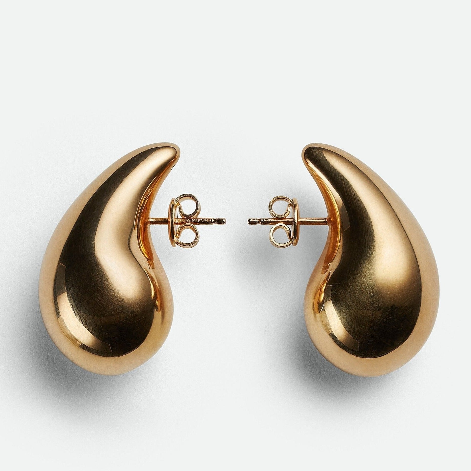 Elegante Oorbellen met Zacht Gebogen Vorm