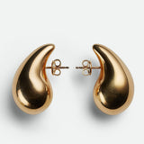 Gouden Chunky Oorbellen voor Moderne en Luxe Look