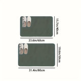 Antislip Badmat met Sneldrogend Oppervlak – Donkergrijs