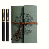 Notitieboek Set met Boomdesign en Pennen